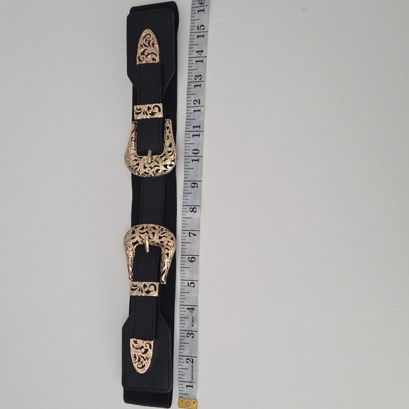 Stretchy double buckle belt - Picture 7 of 7